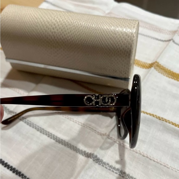 Jimmy Choo Amira Tortoise sunglasses NWOT - Picture 5 of 7